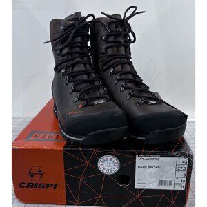 Crispi Upland Pro Gore-Tex Waterproof Hiking Boots Dark Brown EU 43 US 10 Mens O